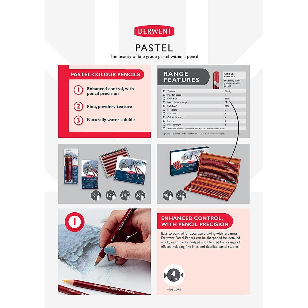 Derwent Pastel Pencils [36 Count]