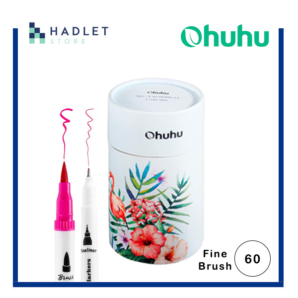 Ohuhu Water Based Dual Tips Markers with Carrying Case [60 - 120]