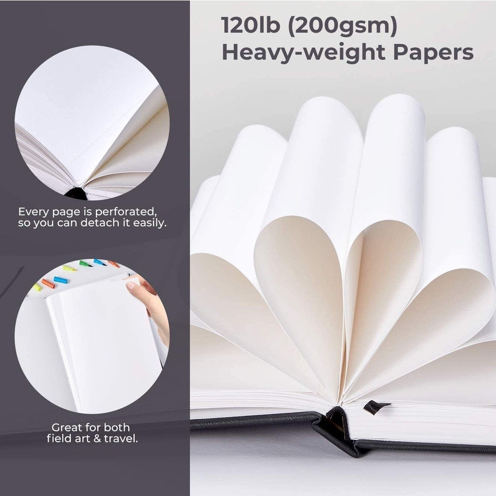 Ohuhu Alcohol Marker Pads Art Sketchbook 120Lb/200Gsm [78 Sheet] Various Sizes