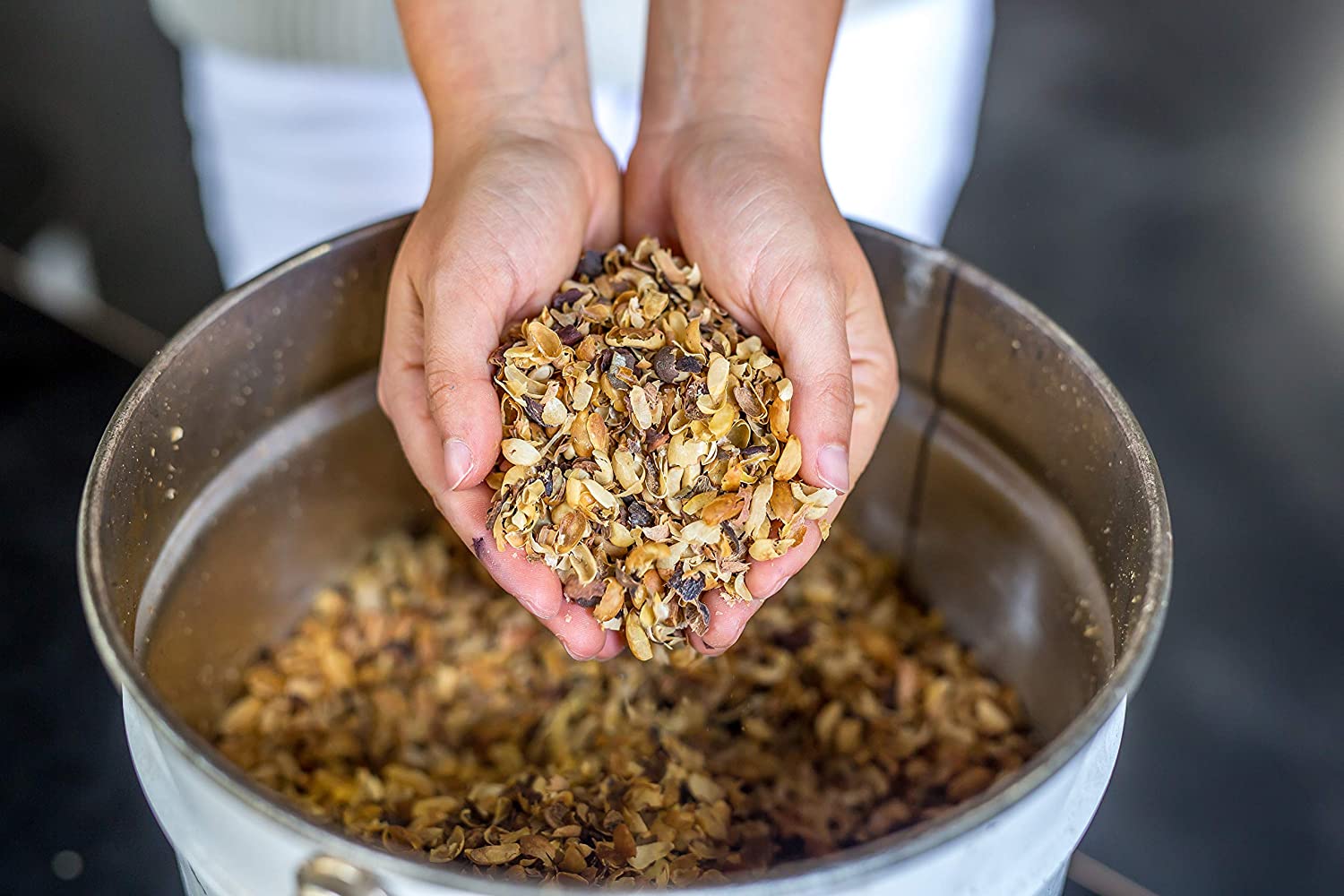 Huskee Coffee Cups Pack of 4 [16oz/473ml] (Charcoal/Natural)