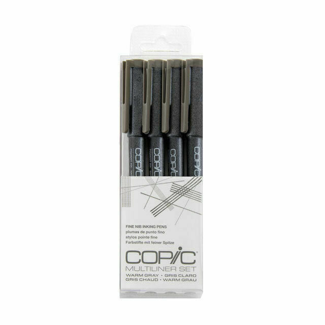 Copic Multi-liner 4 Set Color Markers