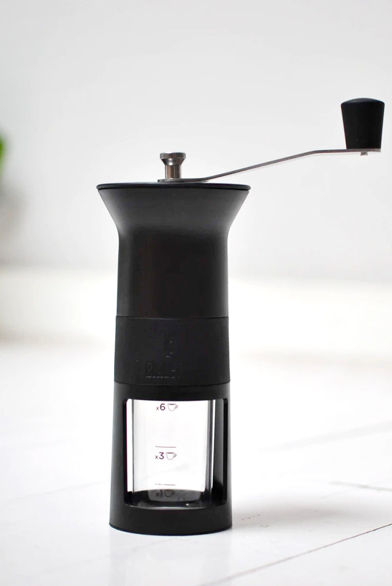Bialetti Coffee Hand Grinder Macinacaffe [Black/Red] | Bialetti moka pot espresso maker | The Hadler Store