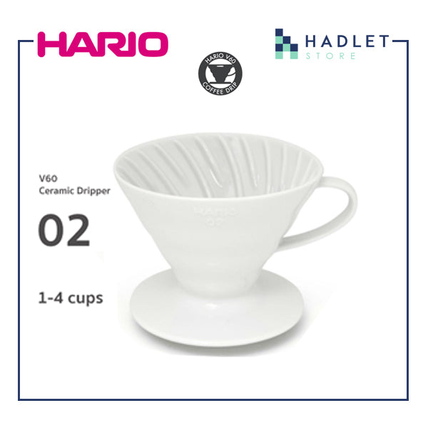 Hario V60 Ceramic Coffee Dripper Red/White/Black Size 01|02