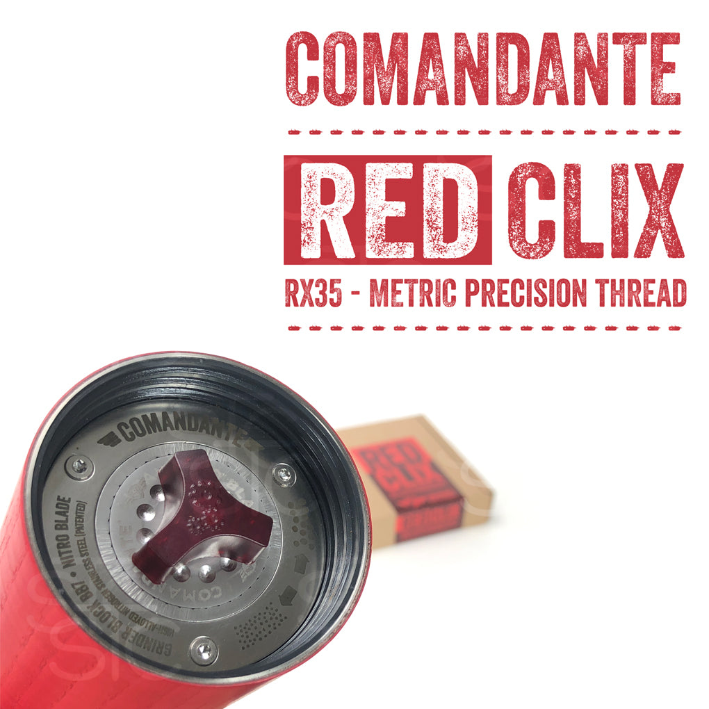 Comandante Red Clix RX35 Metric Precision Thread