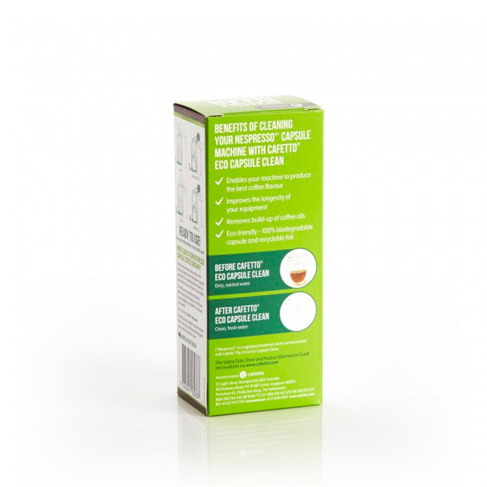 Cafetto Eco Capsule Clean [6 Capsules]