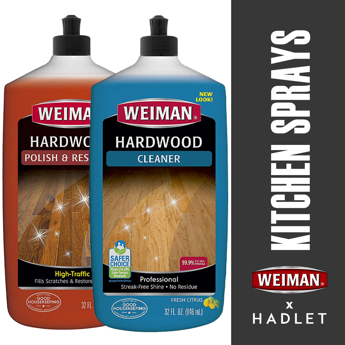 Weiman High Traffic Hardwood Cleaner/Polish & Restorer [946ml]