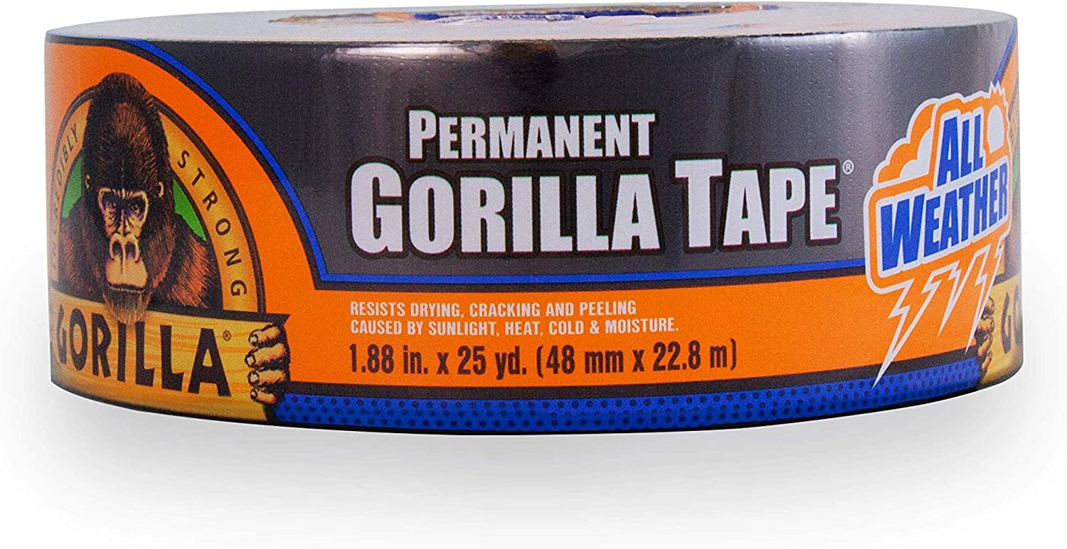 Gorilla All-Weather Tape, 22.8m x 48mm [Black]
