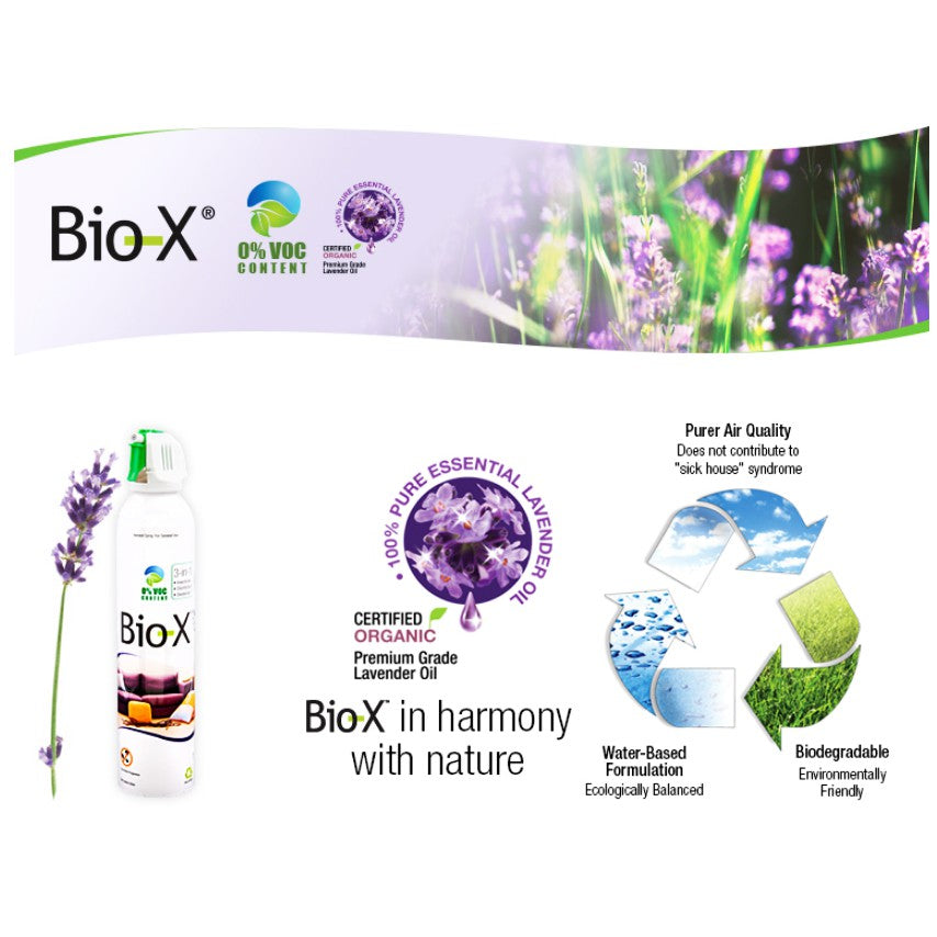 Bio-X 3-in-1 VOC-Free Spray, Lavender [300ml]