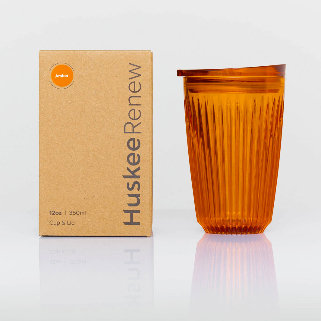 Huskee Renew 12oz Cup & Lid [Amber]
