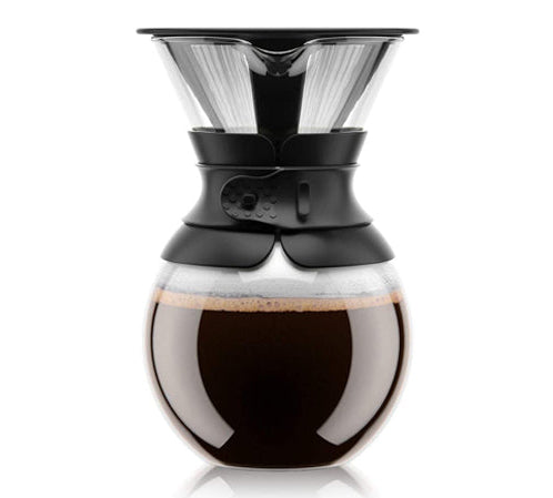 Pembuat Kopi Tuang Bodum dengan Pita [Gabus/Hitam] 