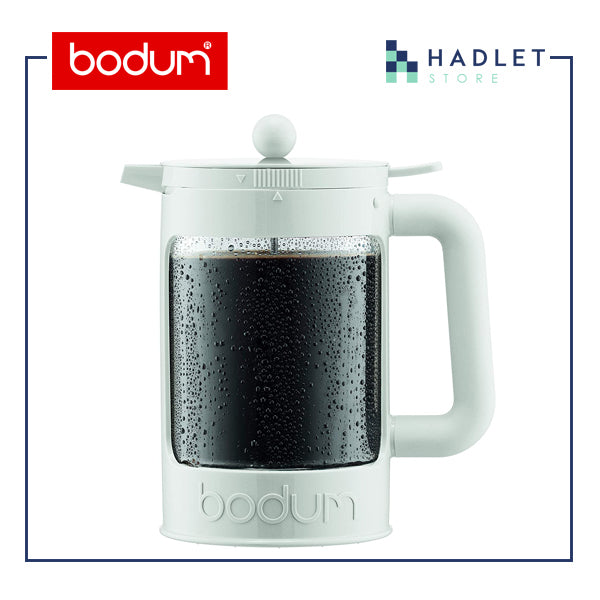 Bodum BEAN Cold Brew Coffee Maker, 51 Oz/1.5L, White/Black