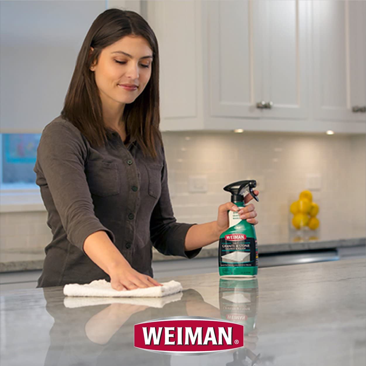 Weiman Disinfectant Granite Cleaner & Polish, 355ml