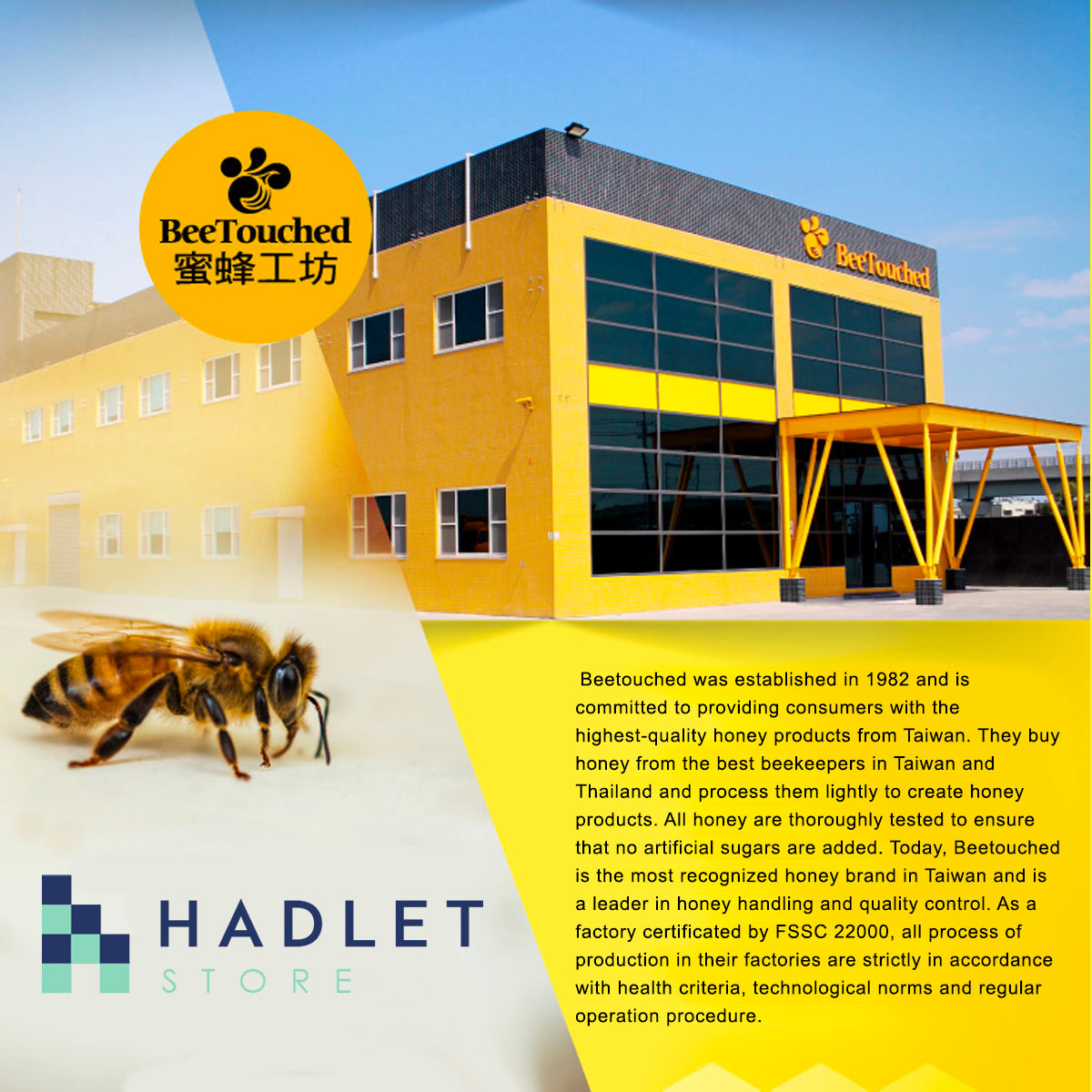 Beetouched Honey in a Squeeze Bottle 200g Yummy Yummy