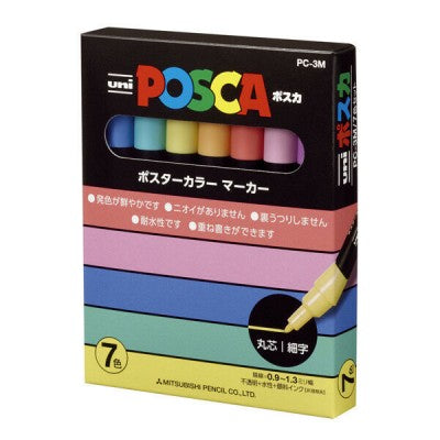 Uni Posca PC3M7C [Fine Tip 0.9 - 1.3mm]
