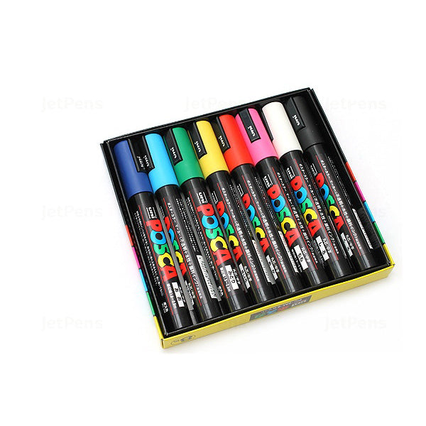 Uni Posca PC5M8C [Medium Tip 1.8 - 2.5mm]