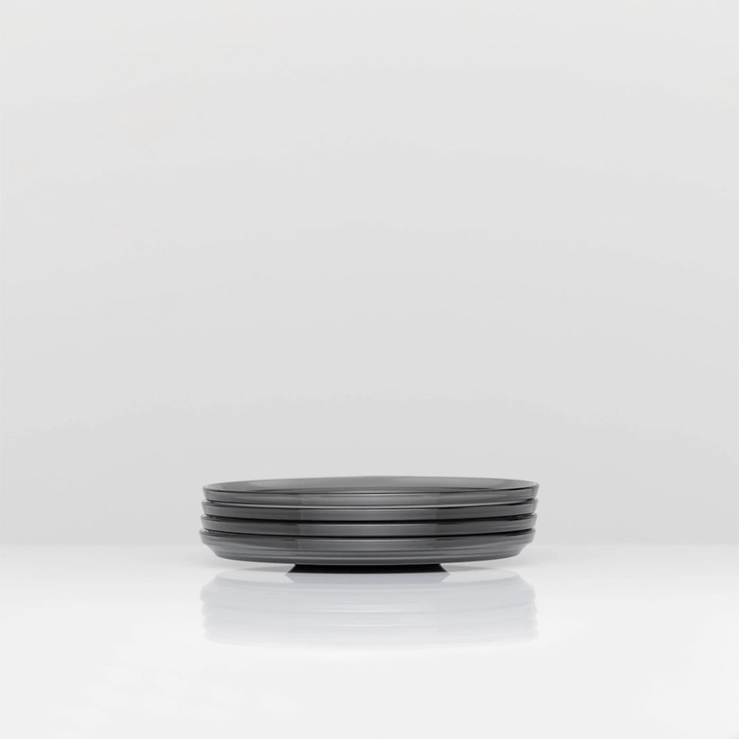 Huskee Renew Pack of 4 Universal Saucer [Smoke]