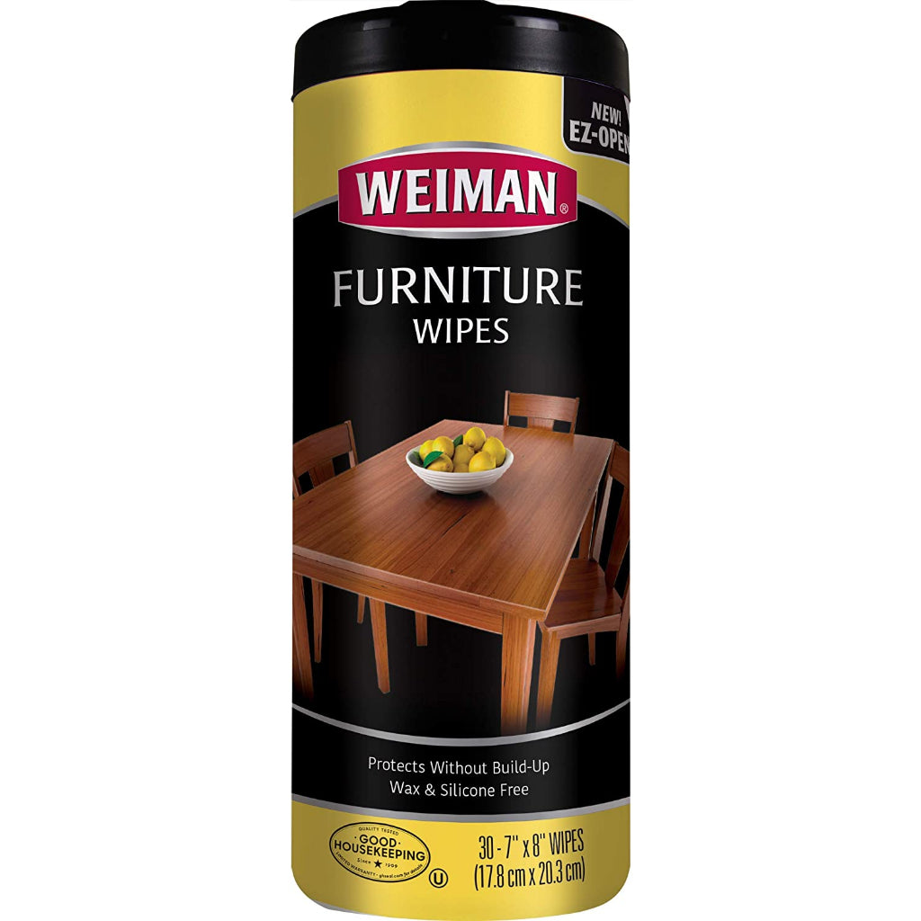 Weiman Furniture Wipes [30 Sheets]