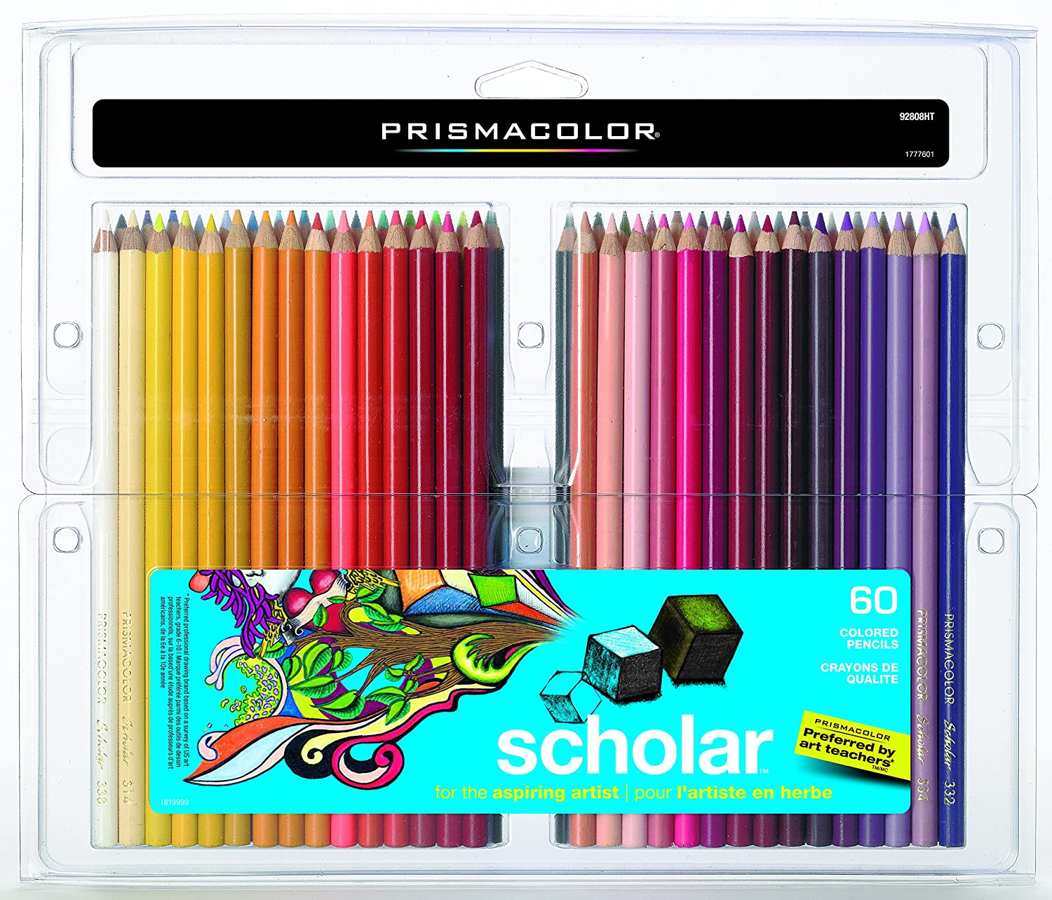 Prismacolor Scholar Colored Pencils [Set of 60]