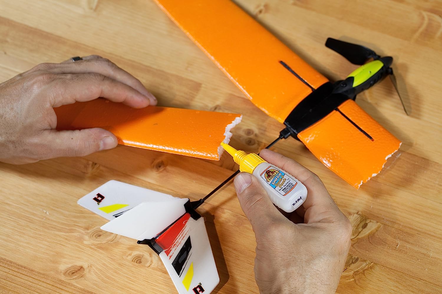 Gorilla Super Clear Glue with Brush & Nozzle Applicator 10g