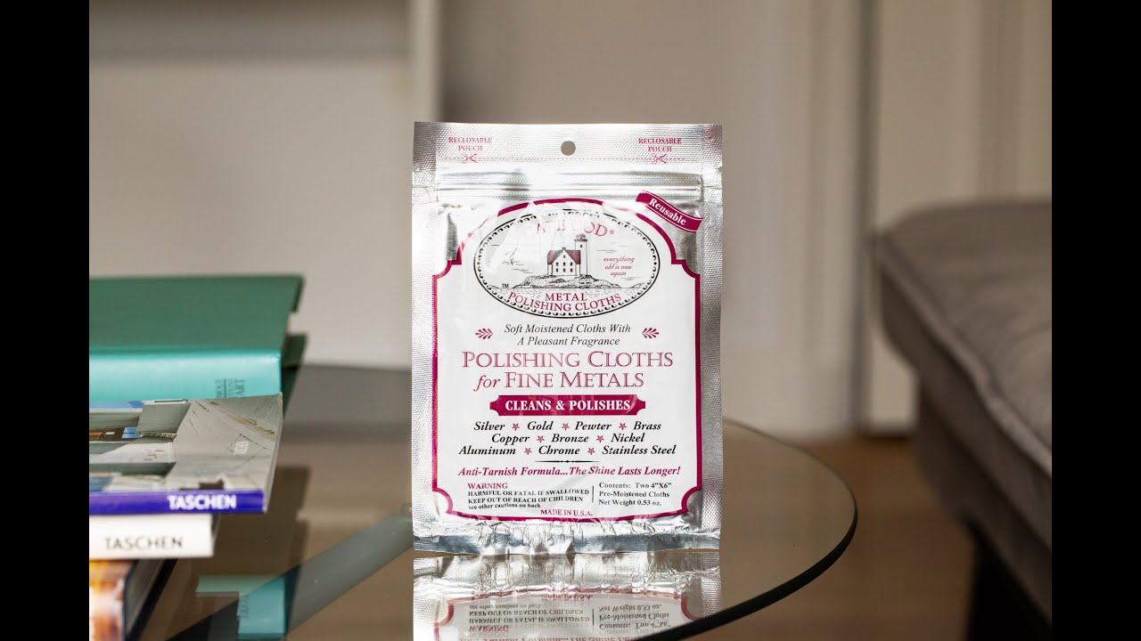 Cape Cod Metal Polishing Cloths Foil Pouch 0.53oz, Stainless Steel