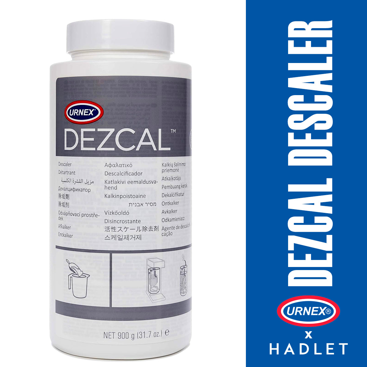 Urnex Dezcal Coffee Machine Descaler [900g]