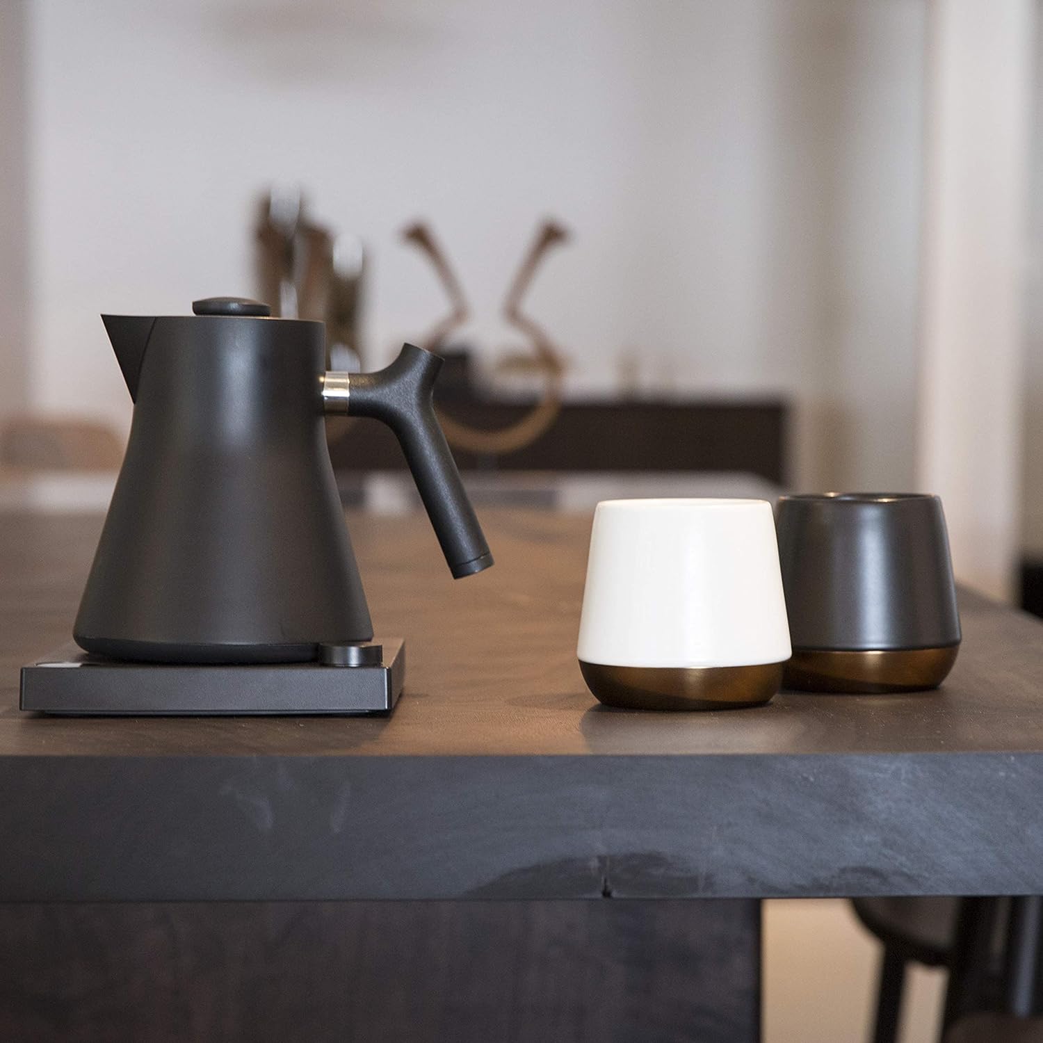 Fellow Joey Double Walled Ceramic Coffee Cup Black/White