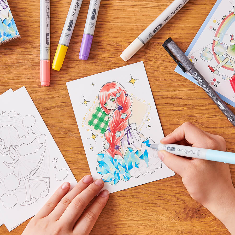 Copic Ciao 72 Marker Pen Set (A/B)