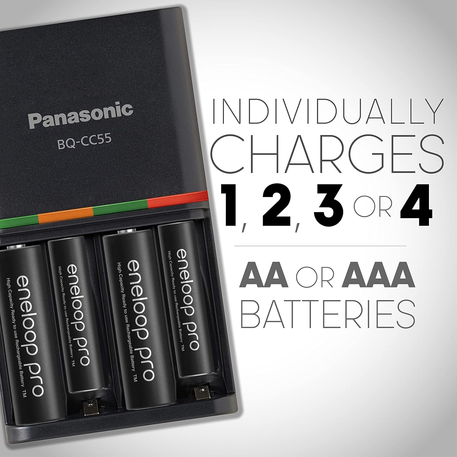 Panasonic High Capacity Rechargeable Batteries Power Pack Eneloop Pro