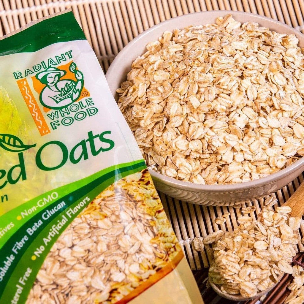 100% Organic Australian Rolled Oats by Radiant Whole Food [500g]