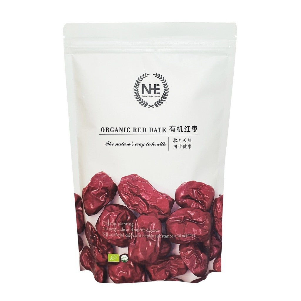 100% Organic Premium Red Dates by NHE [200g]