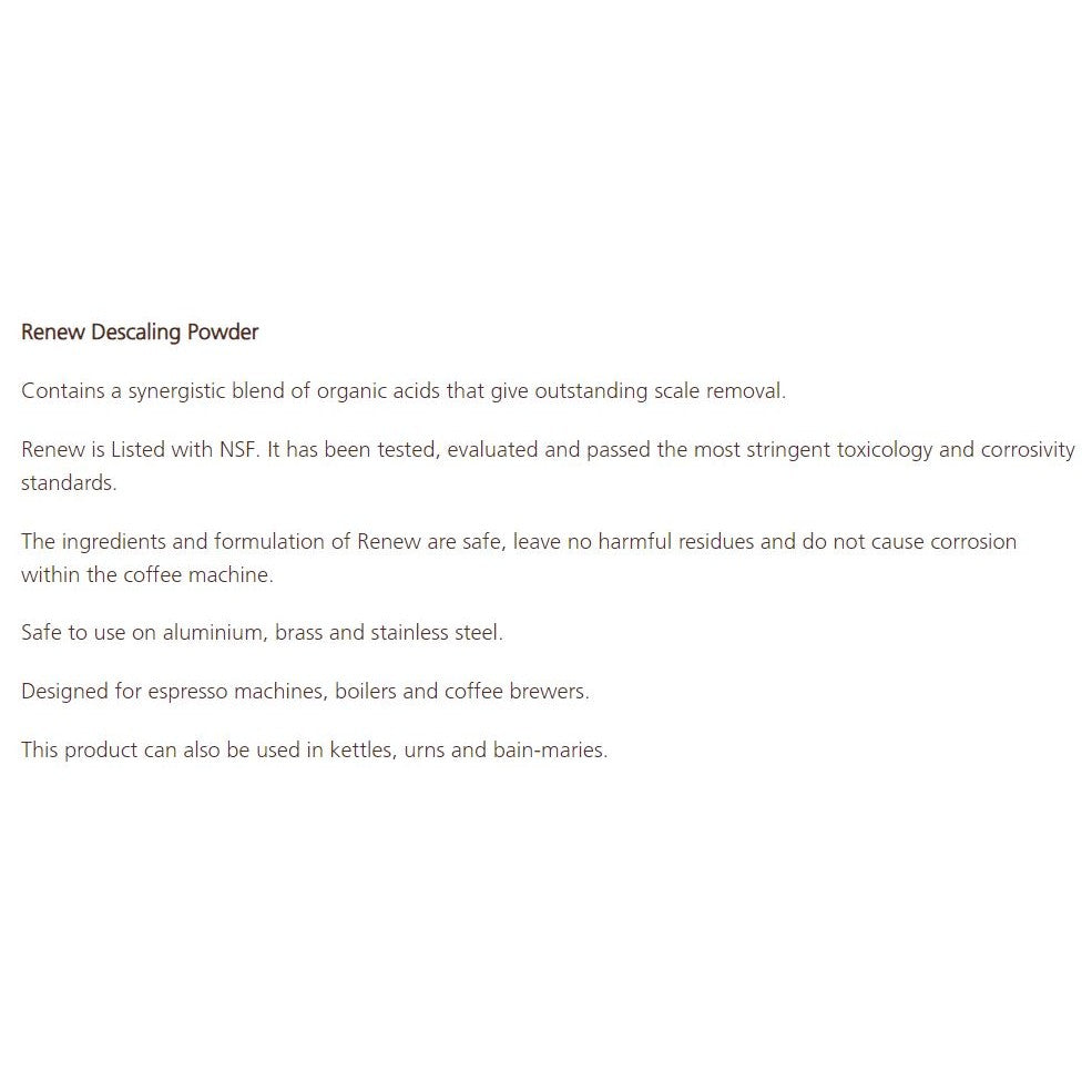 Cafetto Renew Organic Descaling Powder [2 kg]