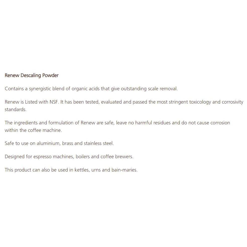 Cafetto Renew Organic Descaling Powder [2 kg]