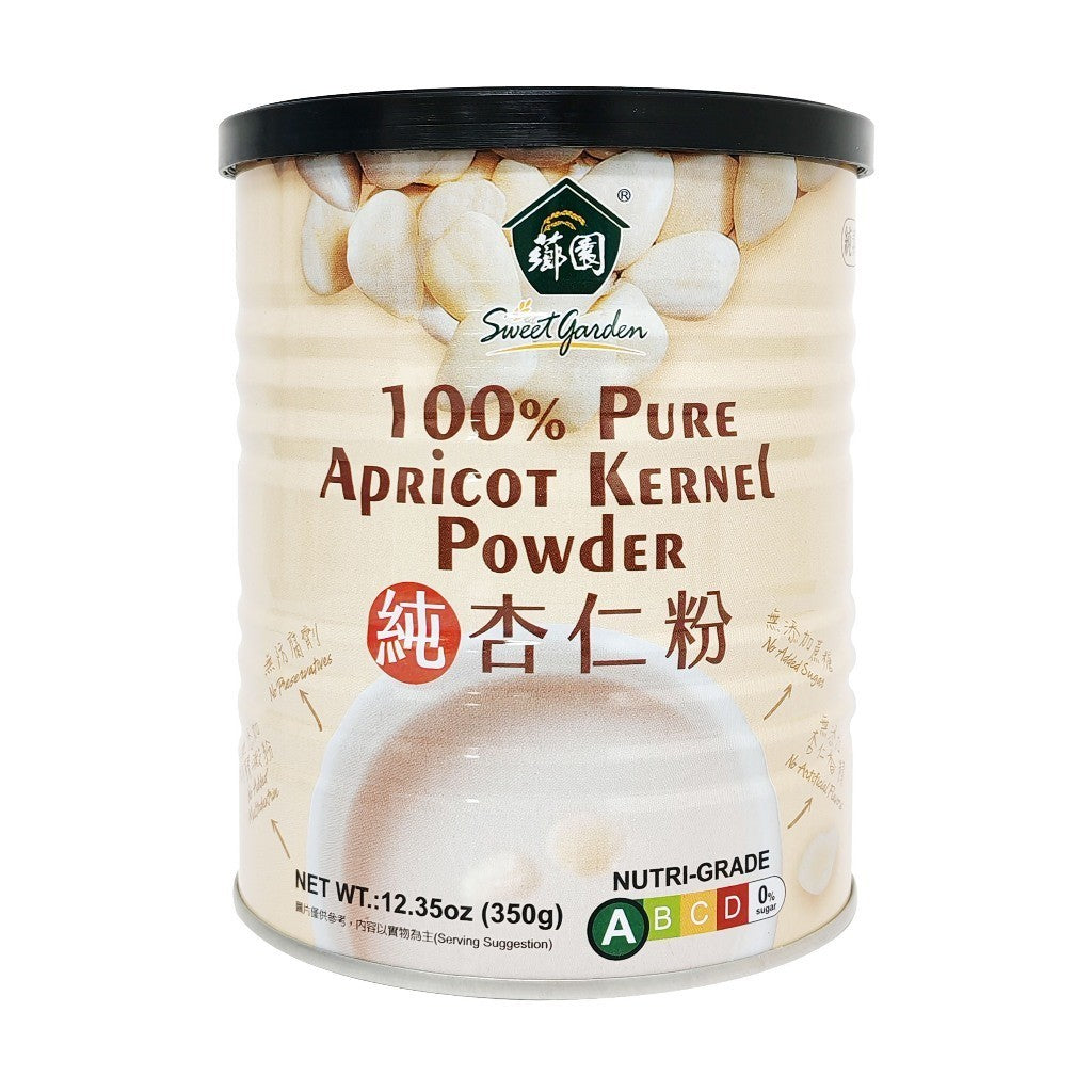 100% Pure Apricot Kernel Powder by Sweet Garden (350g) Vegetarian Friendly