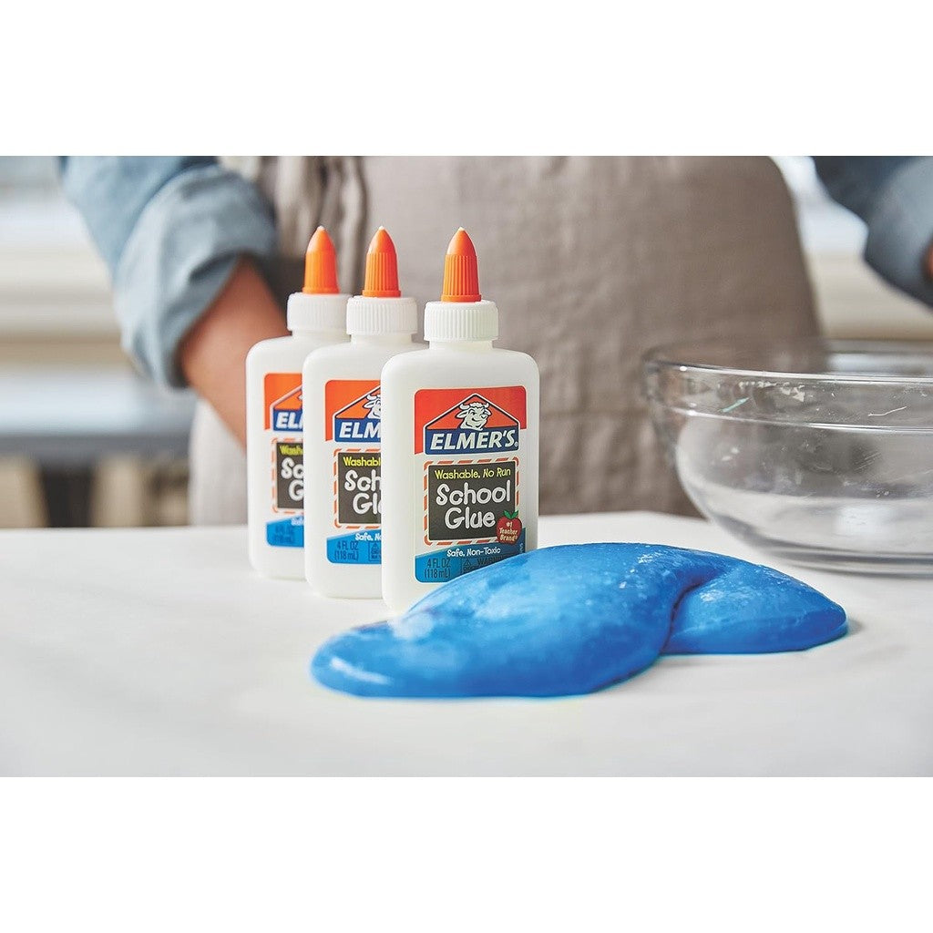 Elmer's School Glue, Washable [4oz/118ml] (Pack of 3)