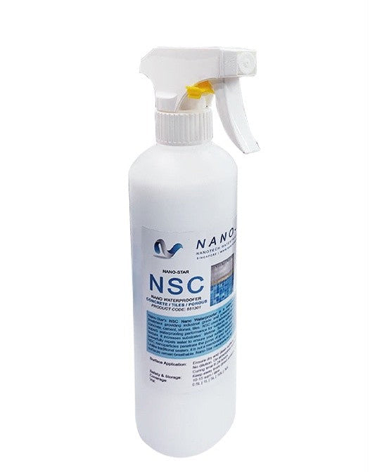 NanoStar Nano Waterproofer Water-Based Solution for Concrete & Porous Substrates [500ml/1L]