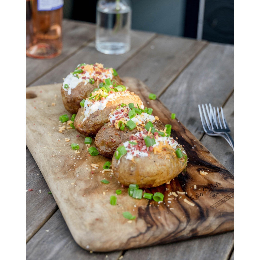 Camphor Laurel Rectangle Chopping Board [Medium] by Fab Slabs