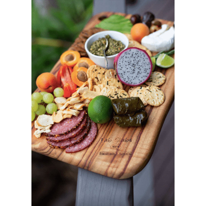 Camphor Laurel Rectangle Chopping Board [Medium] by Fab Slabs