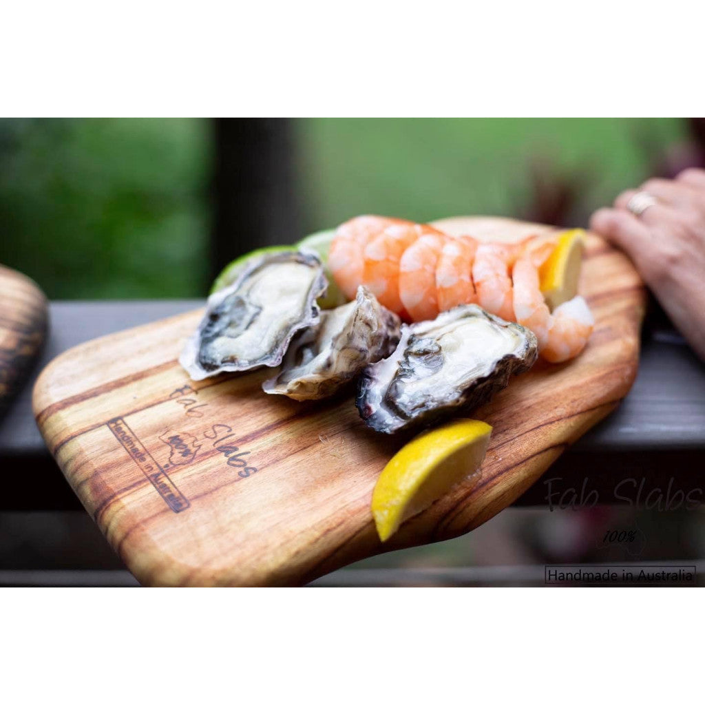 Camphor Laurel Paddle Chopping Board [Small] by Fab Slabs