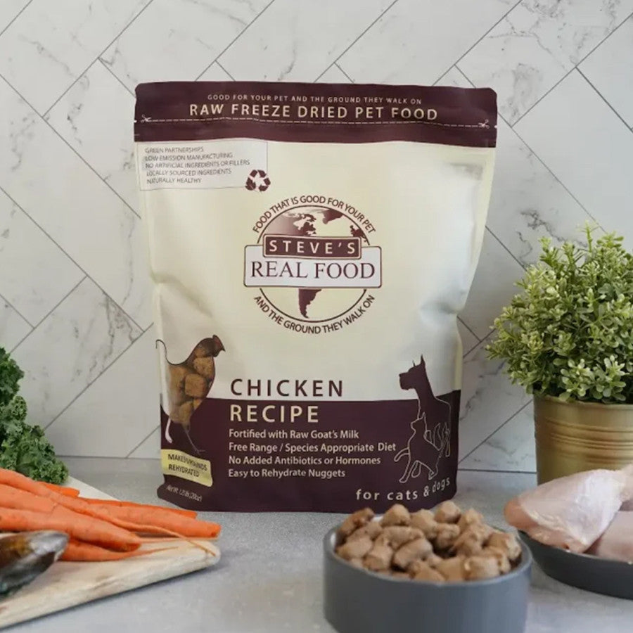 Steve’s Real Food Freeze Dried Complete Food for Cats & Dogs 20oz (567g)