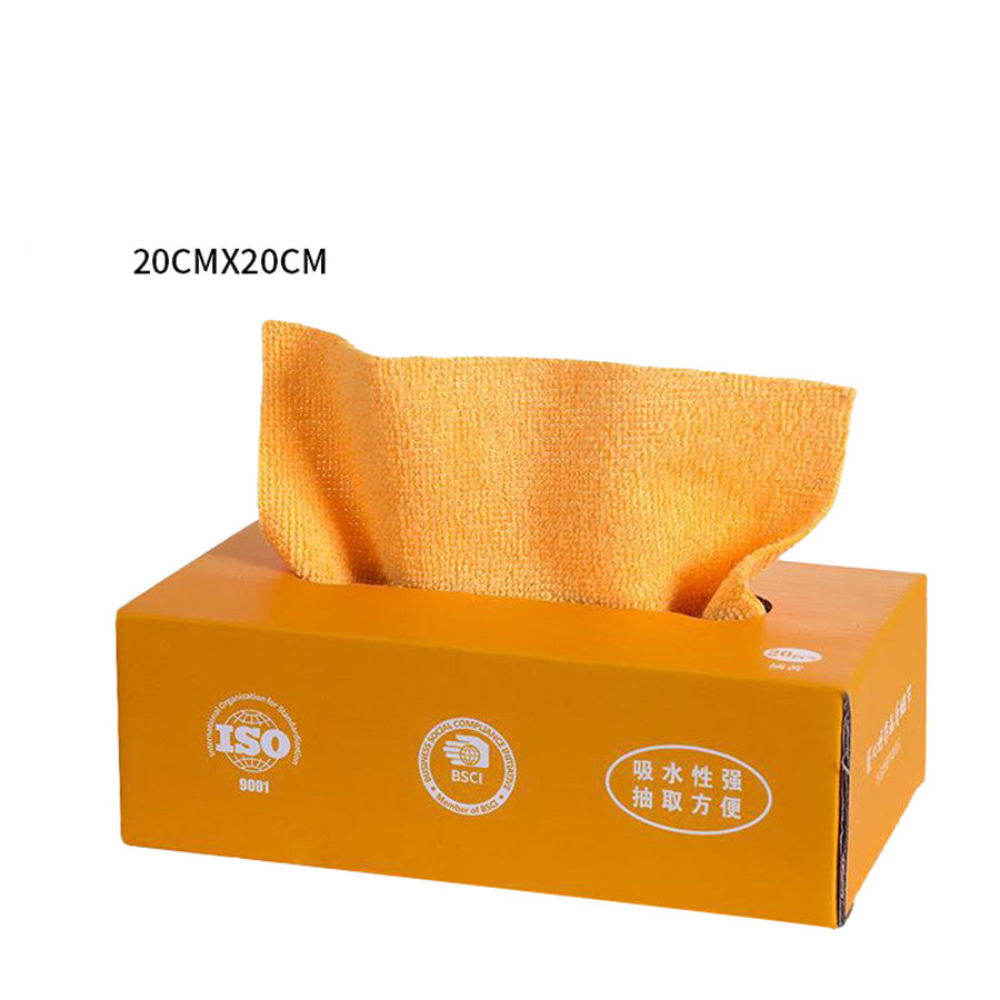 Premium 20 Pcs 200gsm Signature Microfiber Cleaning Cloths Absorbent Lint‑Free Reusable [20 × 20 cm]