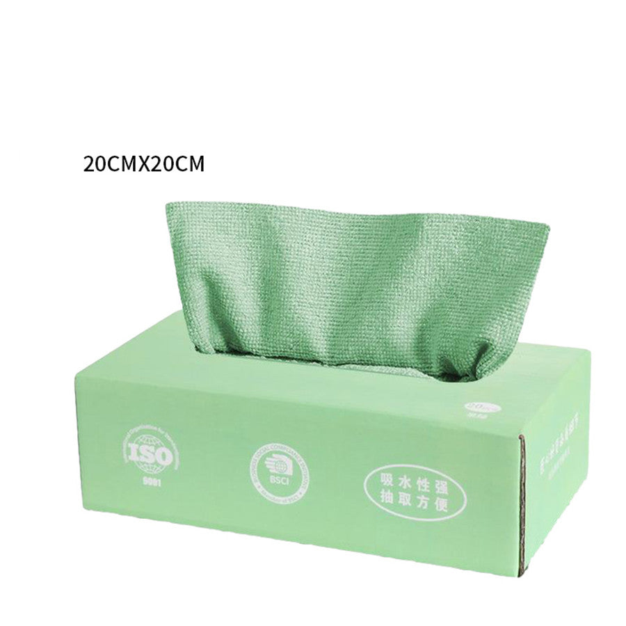 Premium 20 Pcs 200gsm Signature Microfiber Cleaning Cloths Absorbent Lint‑Free Reusable [20 × 20 cm]