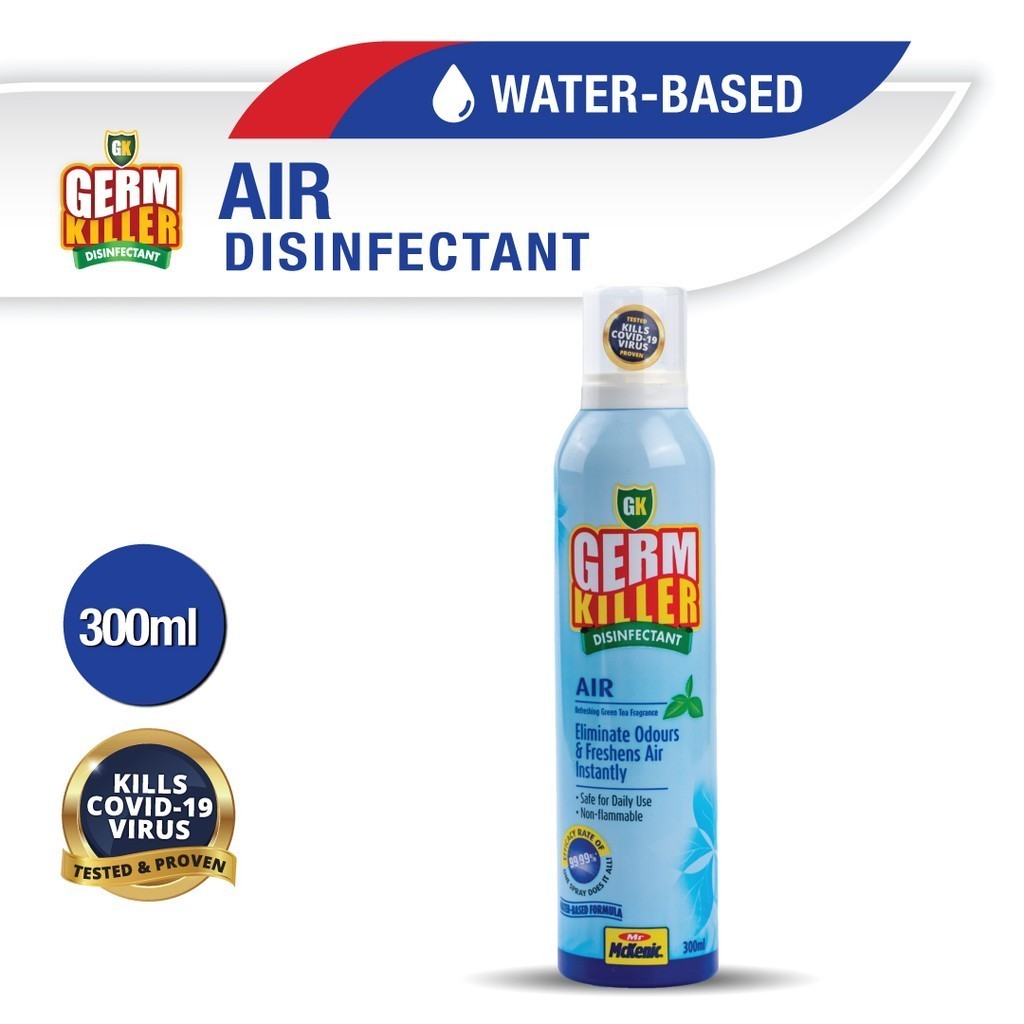Mr McKenic® Air-Con Cleaner + GK Air™ [Twin Pack] DIY aircon cleaning. Improves Efficiency. Kills Airborne Germs.