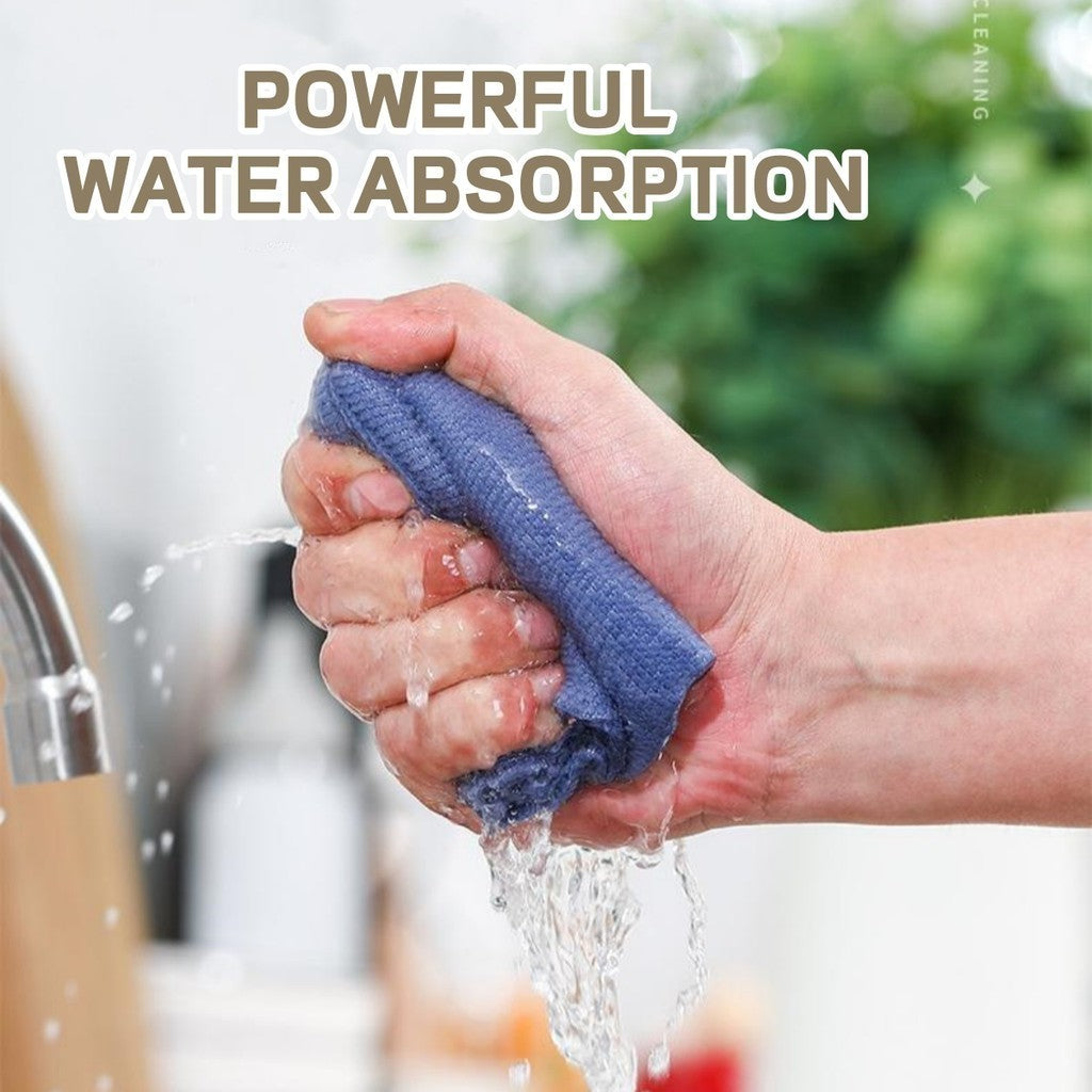 Premium 20 Pcs 200gsm Signature Microfiber Cleaning Cloths Absorbent Lint‑Free Reusable [20 × 20 cm]