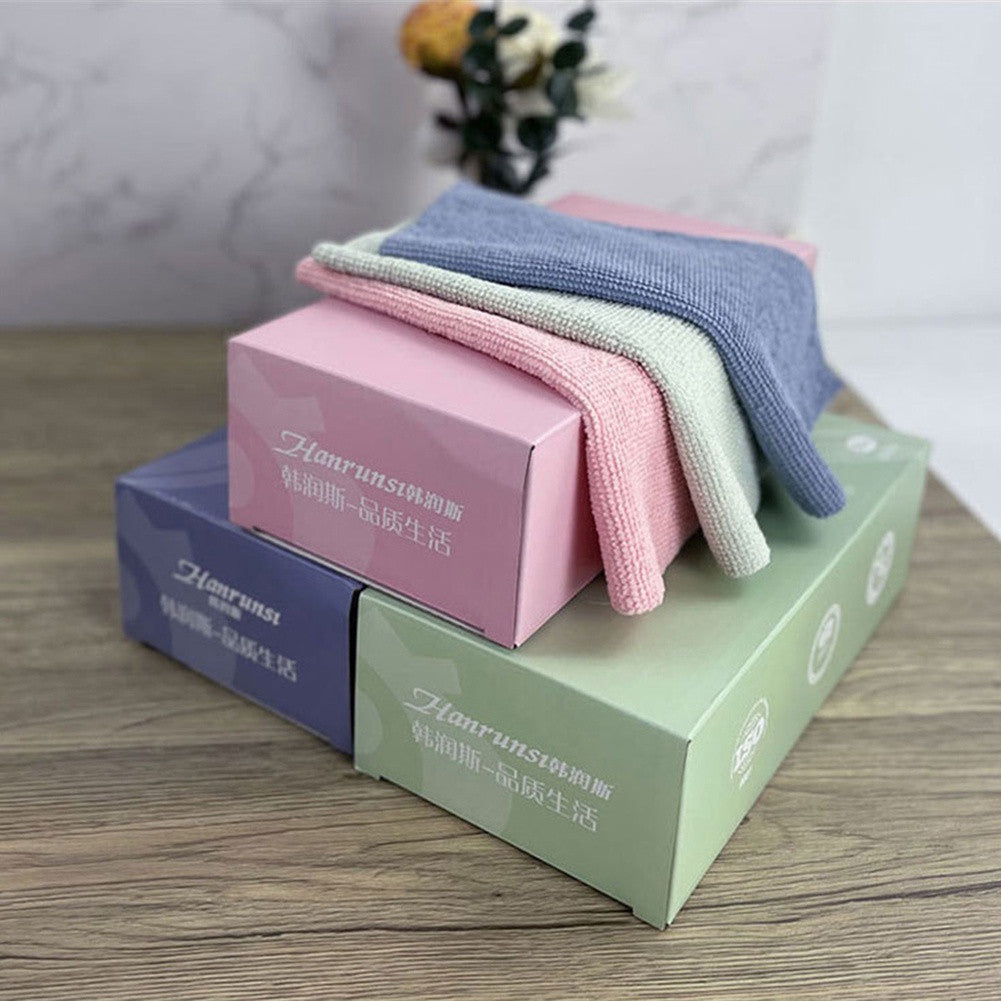 Premium 20 Pcs 200gsm Signature Microfiber Cleaning Cloths Absorbent Lint‑Free Reusable [20 × 20 cm]