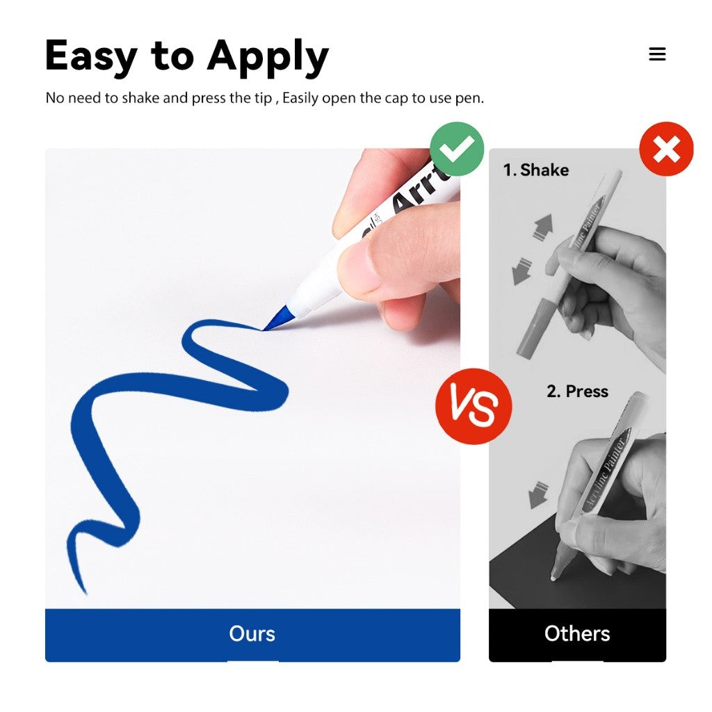 Arrtx 30B Colors Acrylic Brush Paint Pens