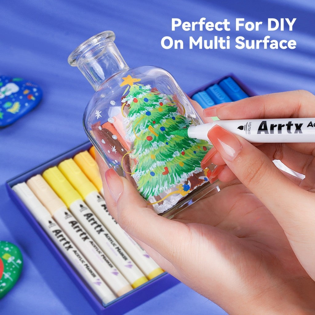 Arrtx 30B Colors Acrylic Brush Paint Pens