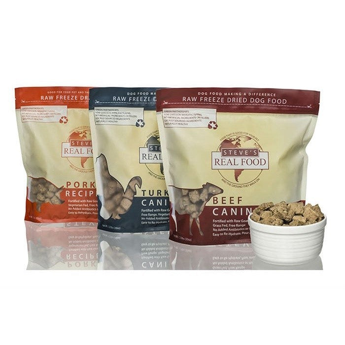 Steve’s Real Food Freeze Dried Complete Food for Cats & Dogs 20oz (567g)