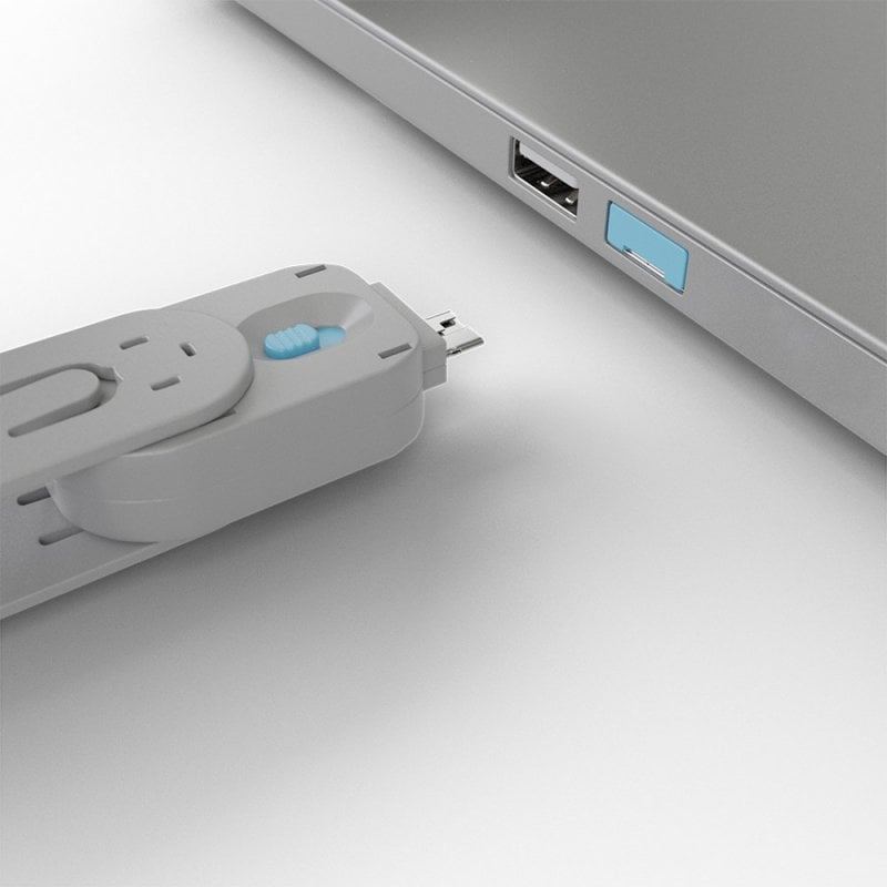 Lindy USB-A Port Blockers | Colour-Coded Lock & Key Sets | Blue Pink Green Orange White