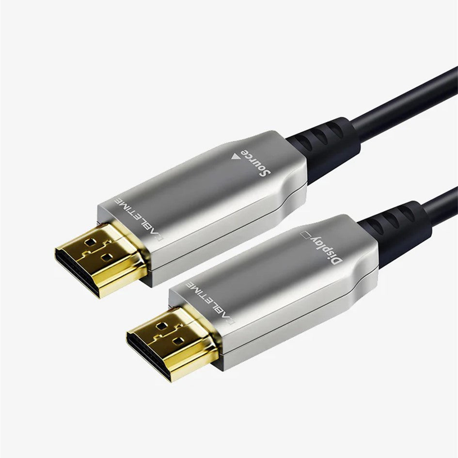 Cabletime HDMI 2.0 Fiber Optic Cable [100M] 18Gbps – 4K 60Hz HDR ARC HDCP2.2 Ultra High Speed