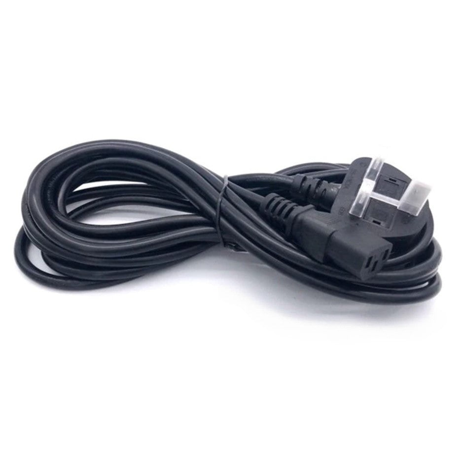 UK/SG 13A Power Cable Type G to IEC C13 – 1.8M / 3M / 5M 3250W Power Cord for PC, Monitor, Printer
